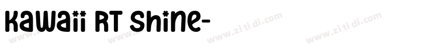 Kawaii RT Shine字体转换